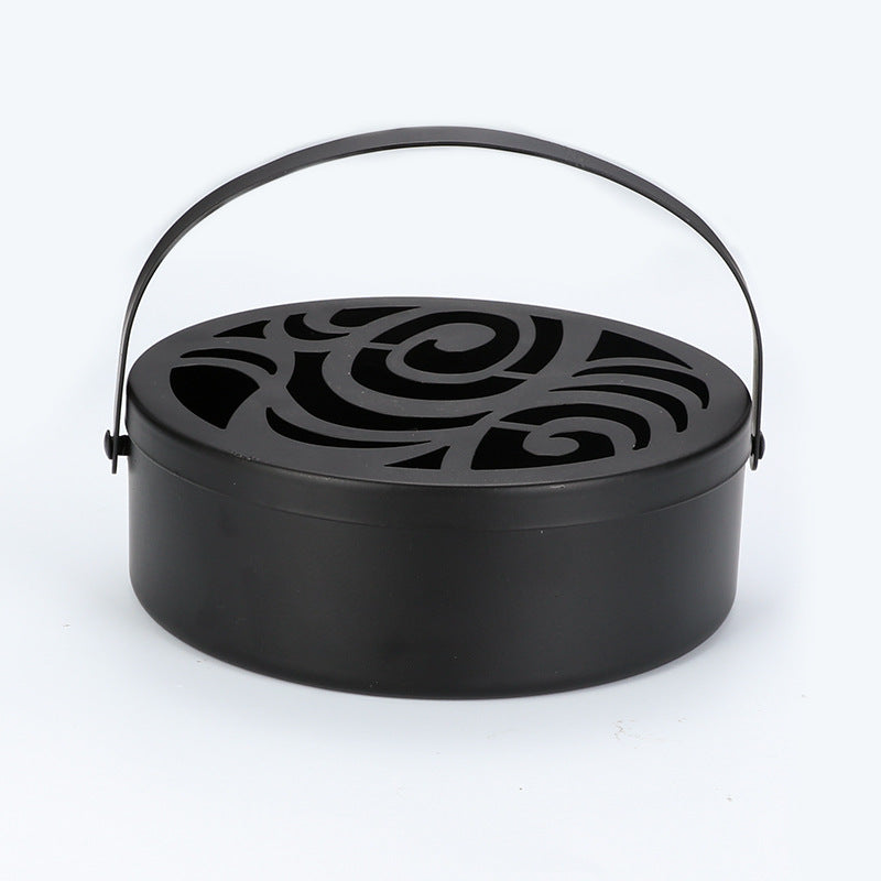 Bruciatore Incenso Antivento con Coperchio - Portaincenso Decorativo