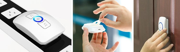 Campanello Wireless Senza Fili per Casa - Controllo Remoto AC